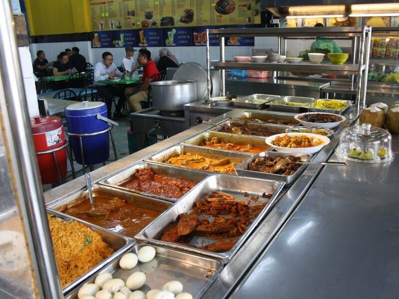 nasi kandar restaurant in central market area 