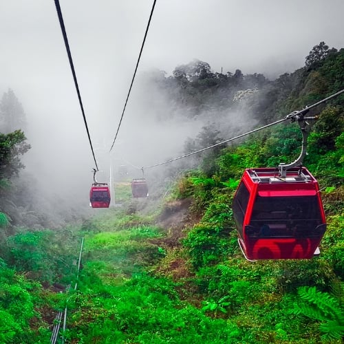 awana skyway cable car