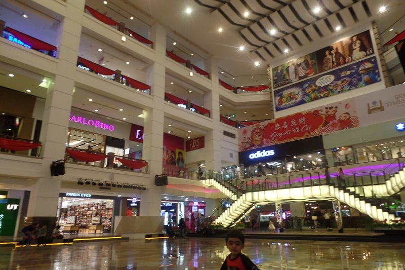 Berjaya times Square Shopping Mall in Bukit Bintang