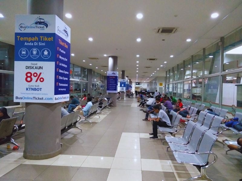 waiting area at BTS terminal kl
