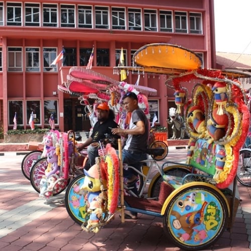 trishaw ride melaka