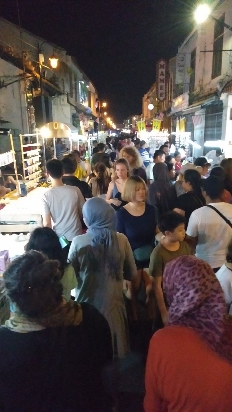 Busy Jonker Walk in Melaka
